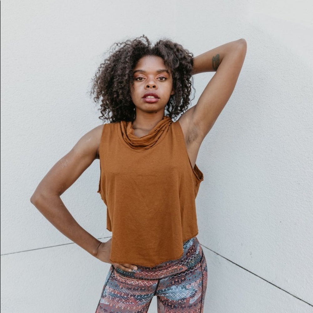 Devi Crop - designer hemp crop top.